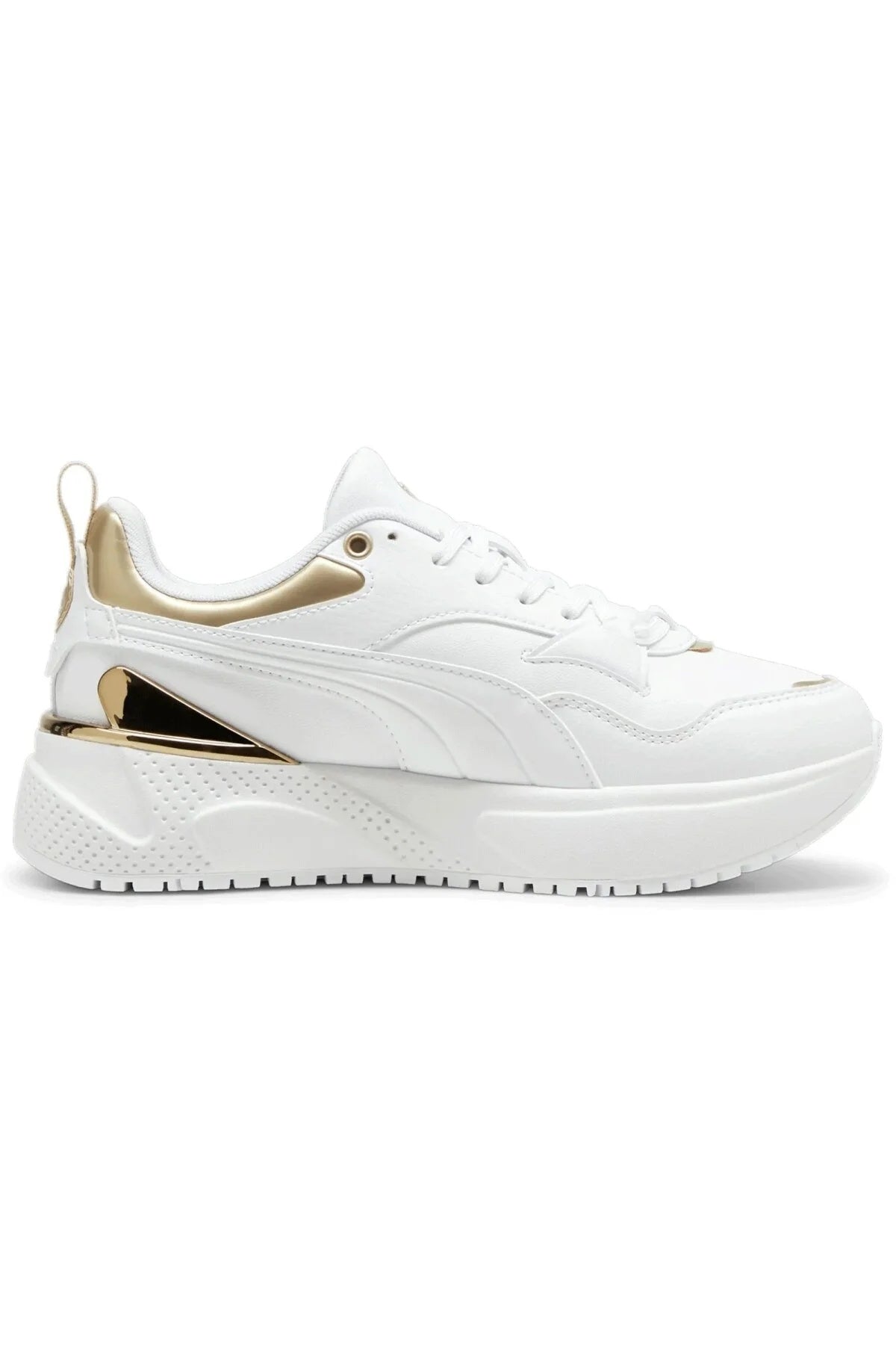 Puma R78 Disrupt Metallic Dream Kadın Sneaker - Beyaz
