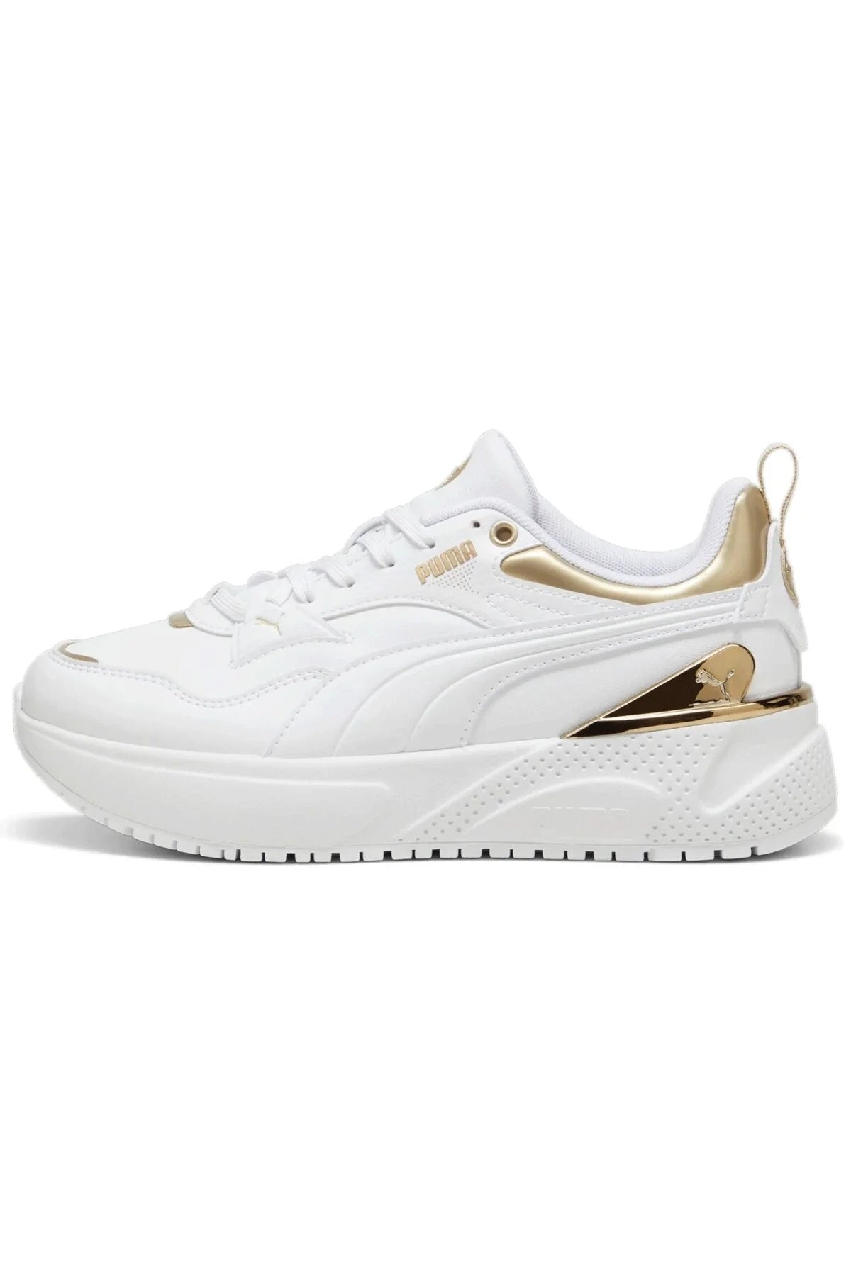 Puma R78 Disrupt Metallic Dream Kadın Sneaker - Beyaz