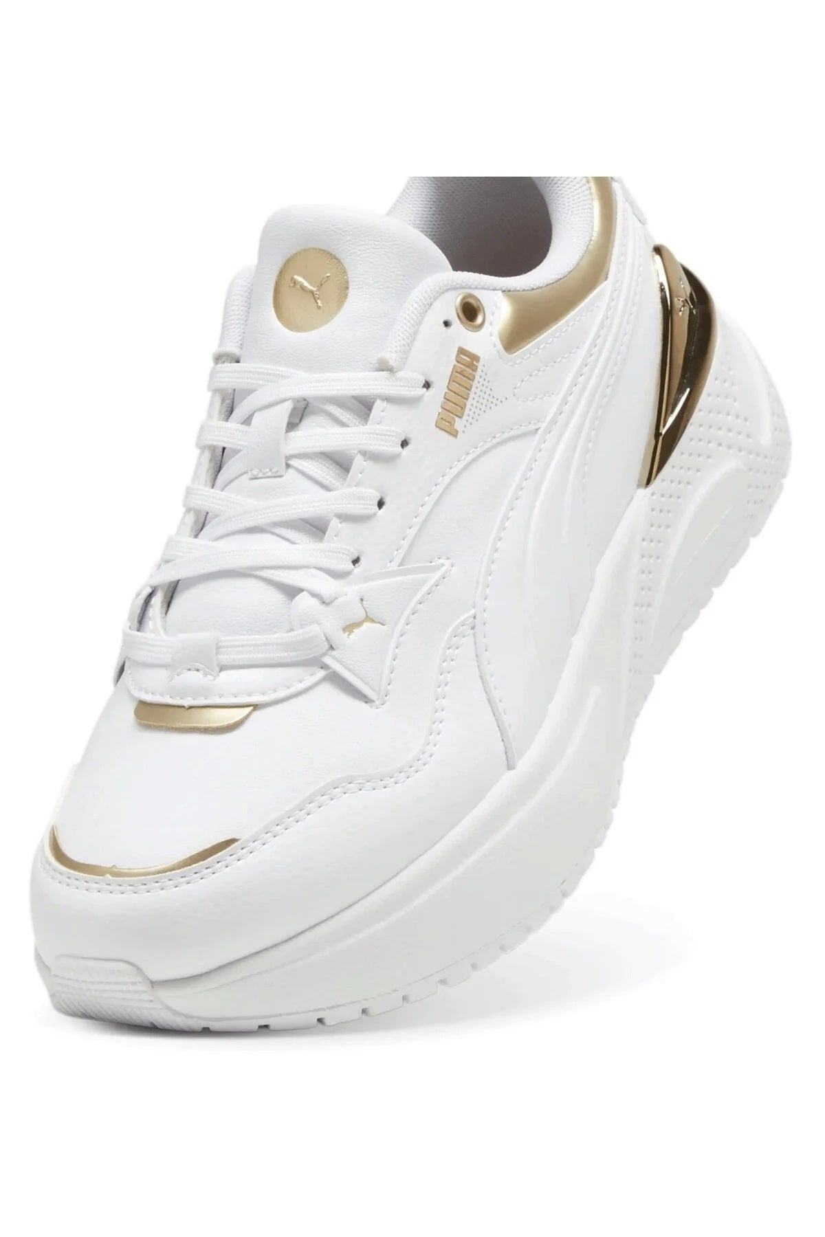 Puma R78 Disrupt Metallic Dream Kadın Sneaker - Beyaz