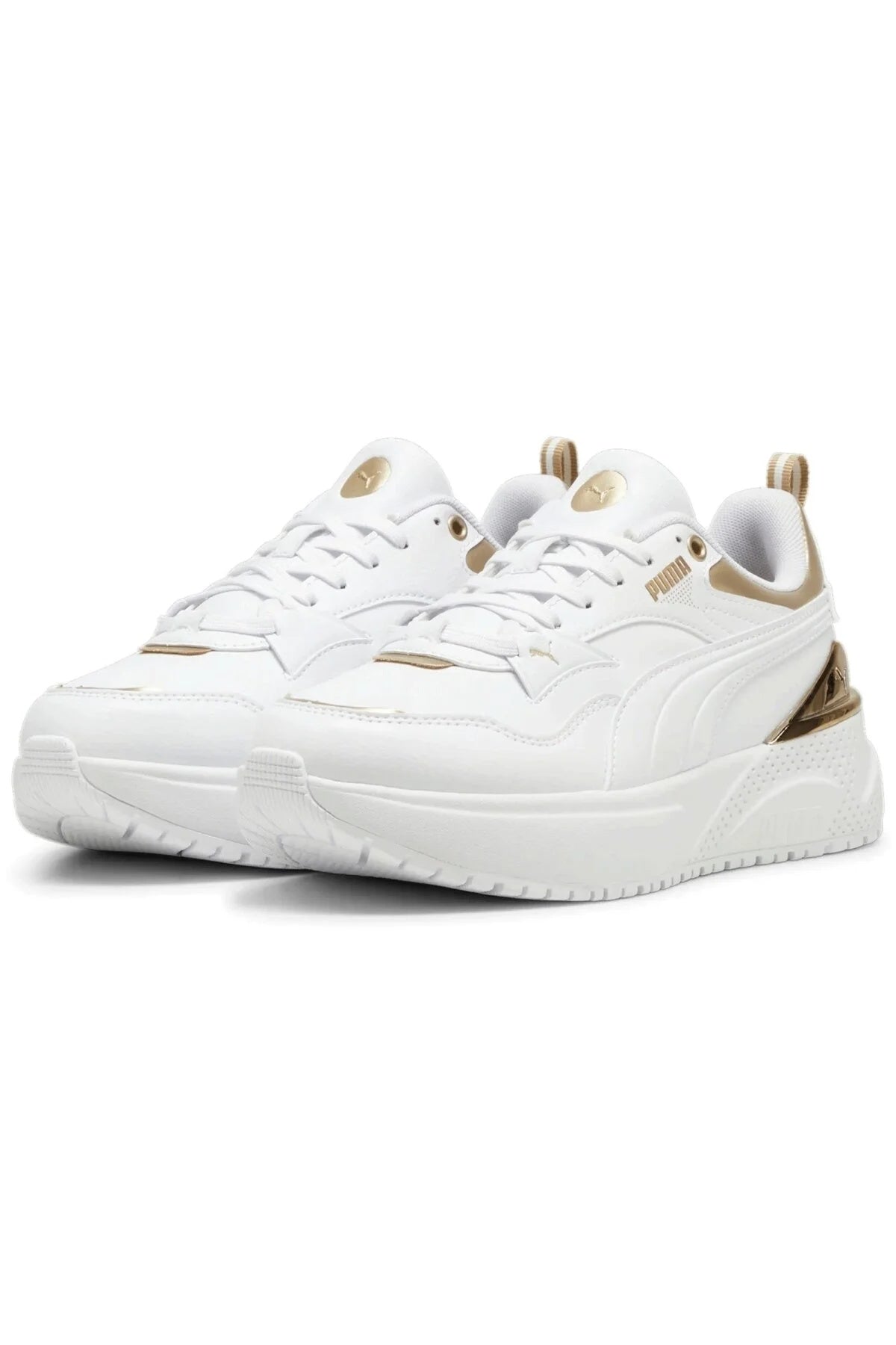 Puma R78 Disrupt Metallic Dream Kadın Sneaker - Beyaz