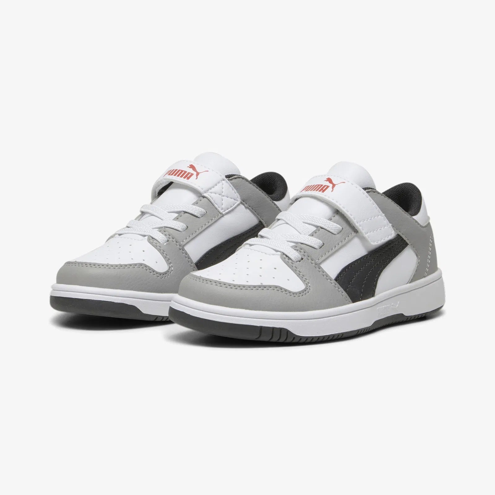 Puma Rebound Layup Low Unisex Çocuk Sneaker - Beyaz