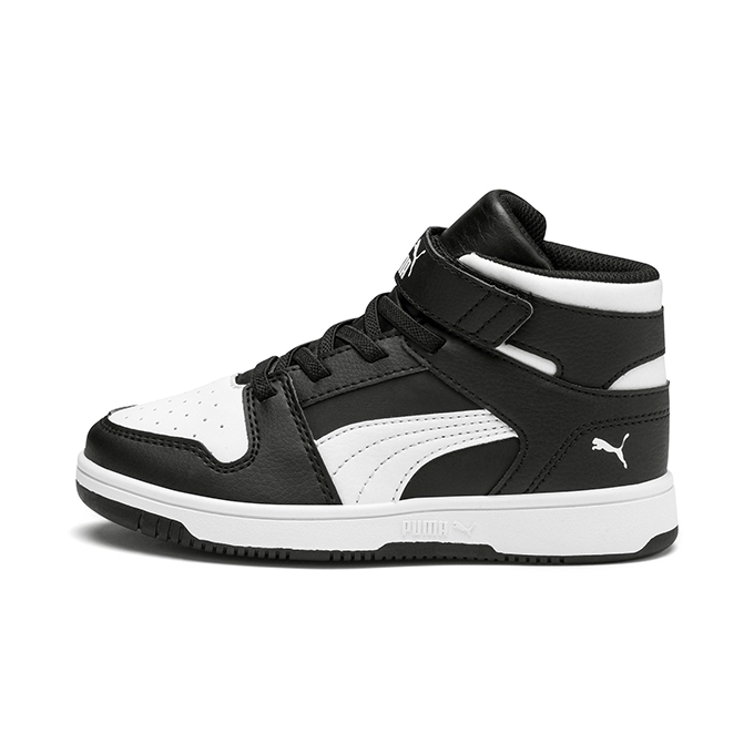 Puma Rebound Layup Sl V Ps Çocuk - Unisex Puma Black-Puma White Sneaker
