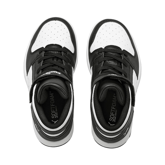 Puma Rebound Layup Sl V Ps Çocuk - Unisex Puma Black-Puma White Sneaker