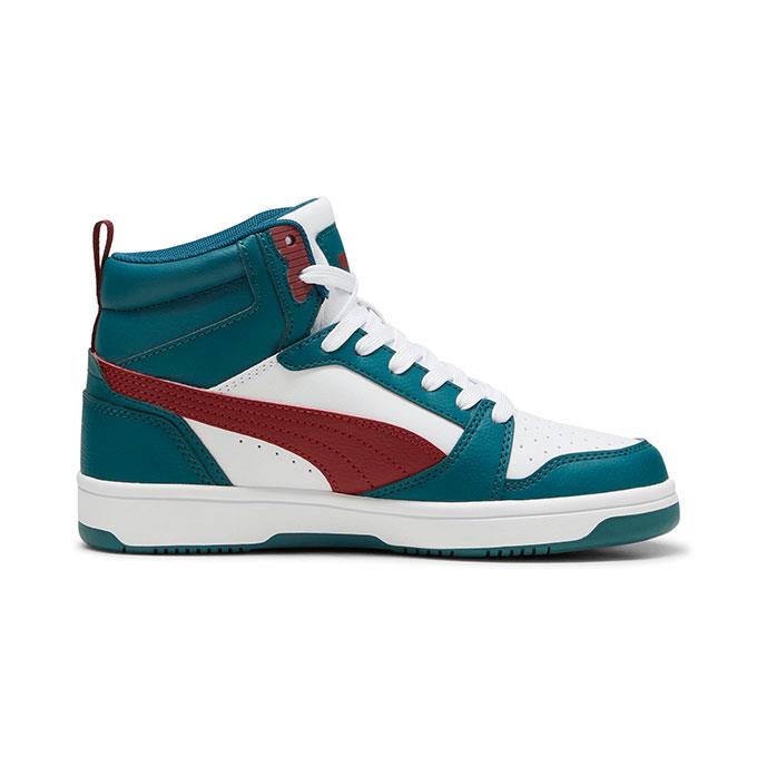 Puma Rebound V6 Mid Jr Çocuk - Unisex Yeşil Sneaker