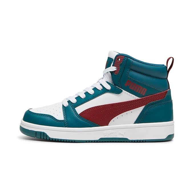 Puma Rebound V6 Mid Jr Çocuk - Unisex Yeşil Sneaker