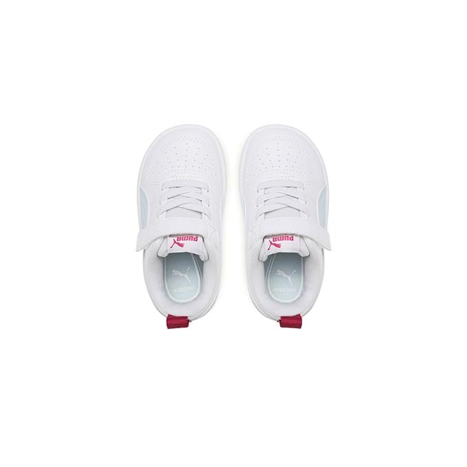 Puma Rickie Ac+ Inf Çocuk - Unisex Puma White-Icy Blue-Pinktastic Sneaker