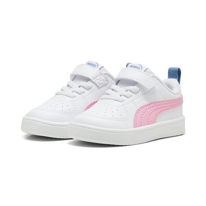Puma Rickie Ac+ Inf Çocuk - Unisex Puma White-Pink Lilac-Blue Sneaker