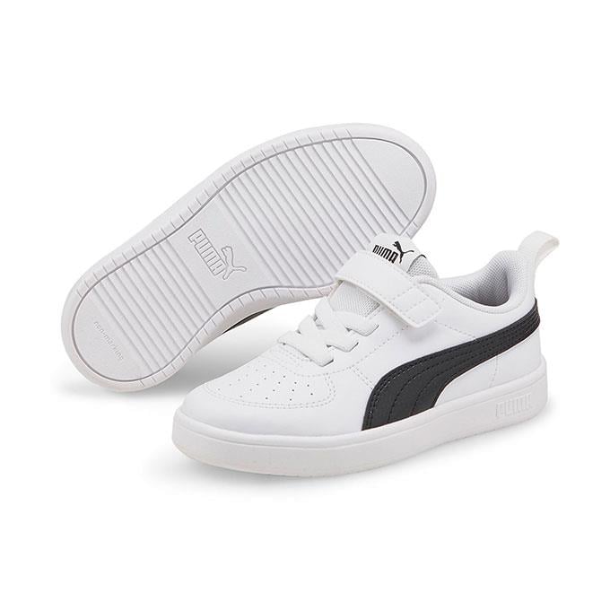 Puma Rickie Ac+ Ps Çocuk - Unisex Puma White-Puma Black Sneaker