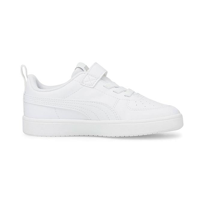 Puma Rickie Ac+ Ps Çocuk - Unisex Puma White-Puma White-Glacier Gray Sneaker