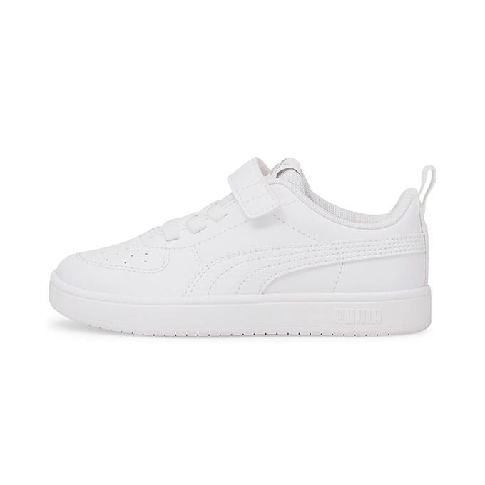 Puma Rickie Ac+ Ps Çocuk - Unisex Puma White-Puma White-Glacier Gray Sneaker