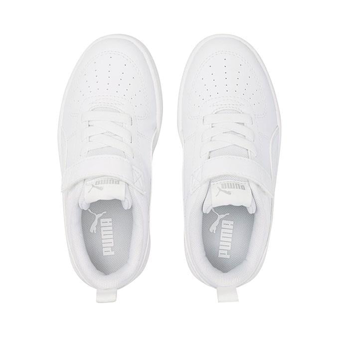 Puma Rickie Ac+ Ps Çocuk - Unisex Puma White-Puma White-Glacier Gray Sneaker