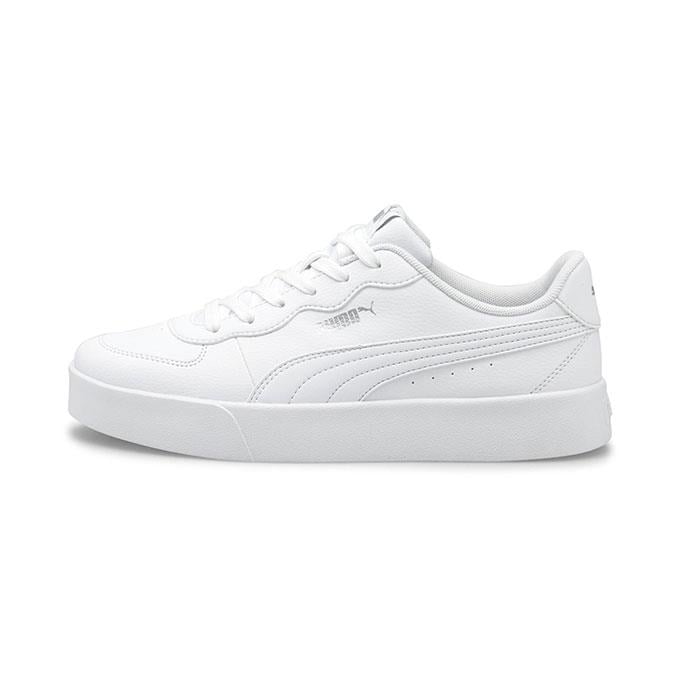Puma Skye Clean Kadın Puma White-Puma White-Puma Silver Sneaker