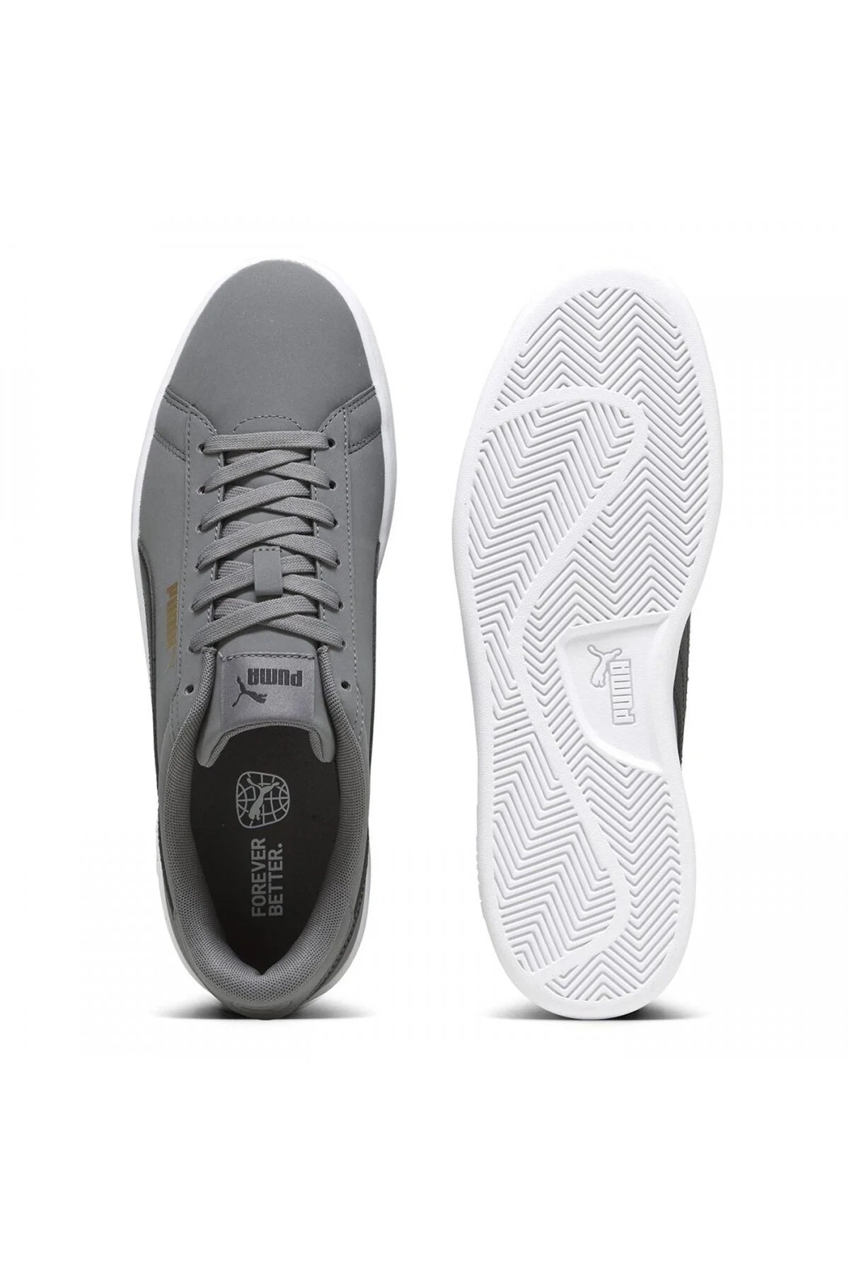 Puma Smash 3.0 Buck Unisex Sneaker - Füme