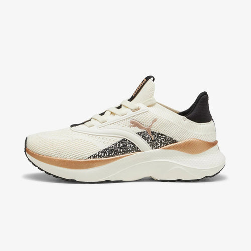Puma Softride Mayve Leopard II Kadın Koşu Ayakkabısı - Bej