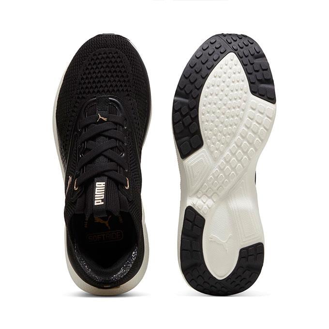 Puma Softride Mayve Leopard Siyah Kadın Koşu Ayakkabısı
