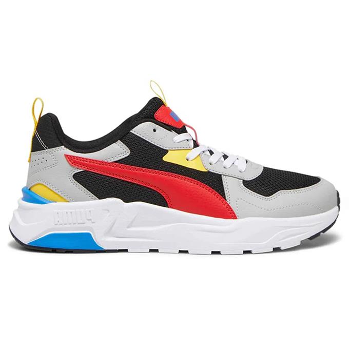 Puma Trinity Lite Erkek Puma Black-For All Time Red-Cool Light Gray Sneaker