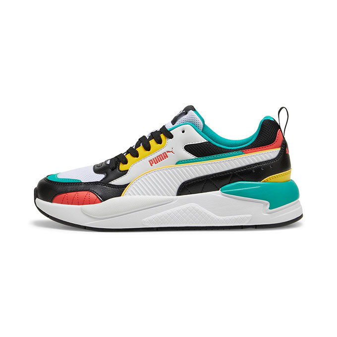 Puma X-Ray 2 Square Kadın Black-White-Gray-Active Red Sneaker