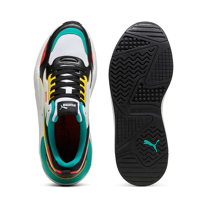 Puma X-Ray 2 Square Kadın Black-White-Gray-Active Red Sneaker