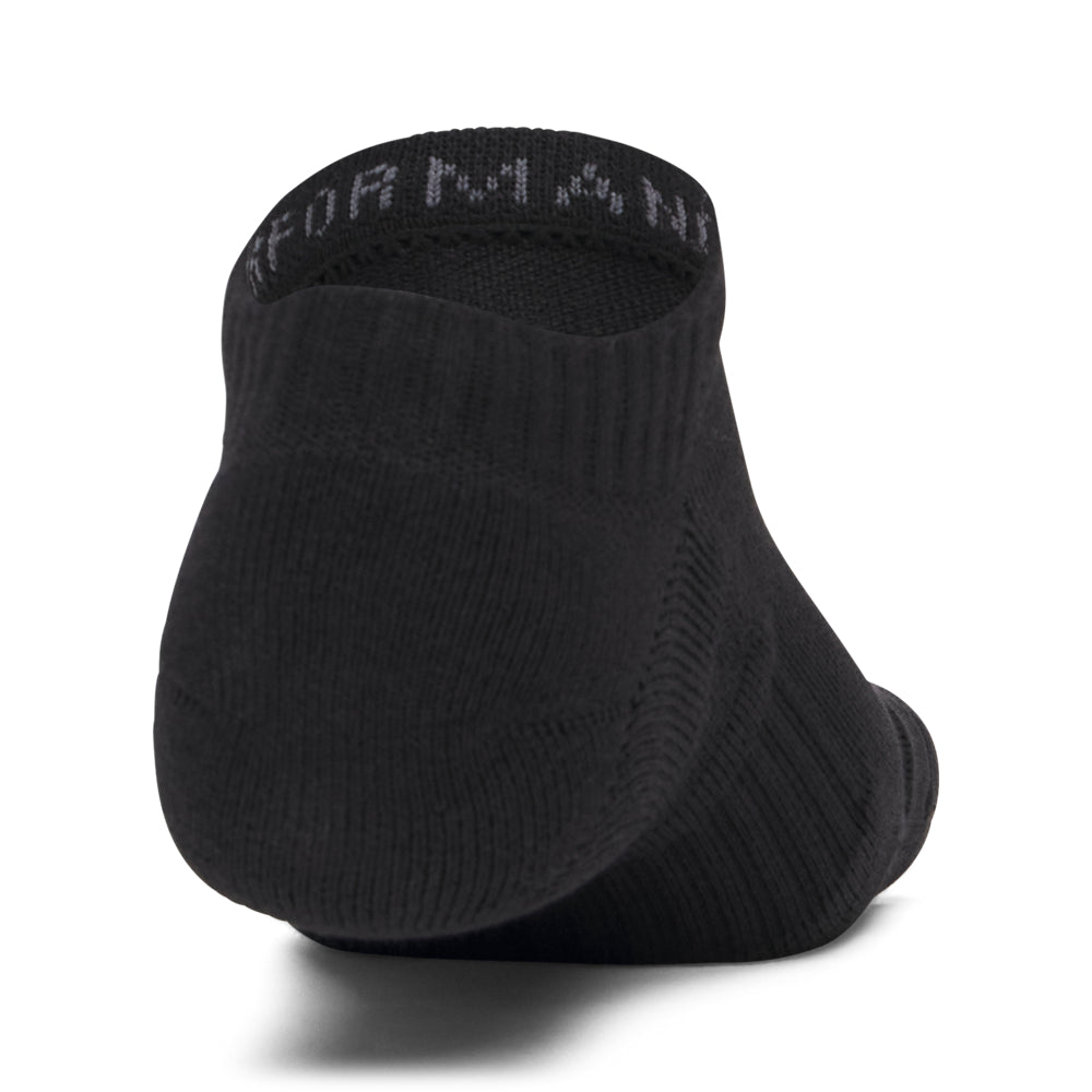 Under Armour Performance Cotton 3Pack Unisex Bileksiz Çorap - Siyah