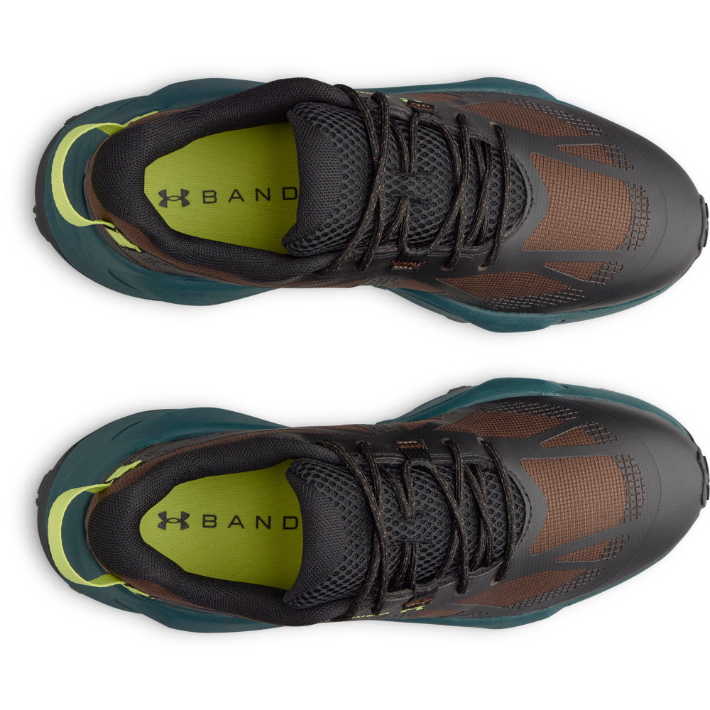 Under Armour Charged Bandit 4 Erkek Trail Ayakkabısı - Siyah-Yeşil