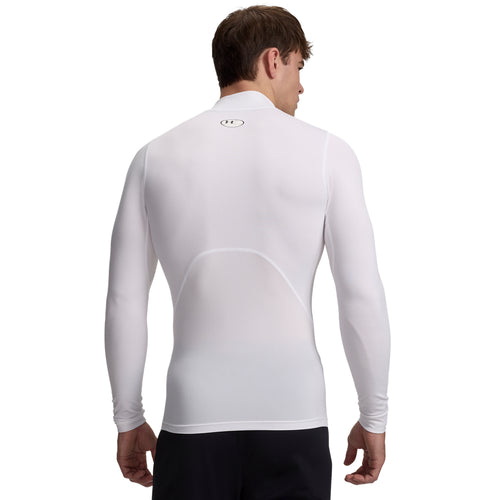 Under Armour Heat Gear Armour Compression Mock Erkek Sweatshirt - Beyaz