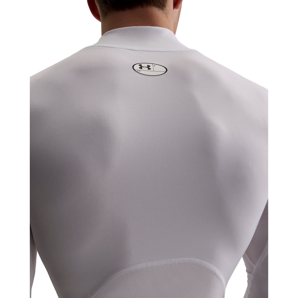 Under Armour Heat Gear Armour Compression Mock Erkek Sweatshirt - Beyaz