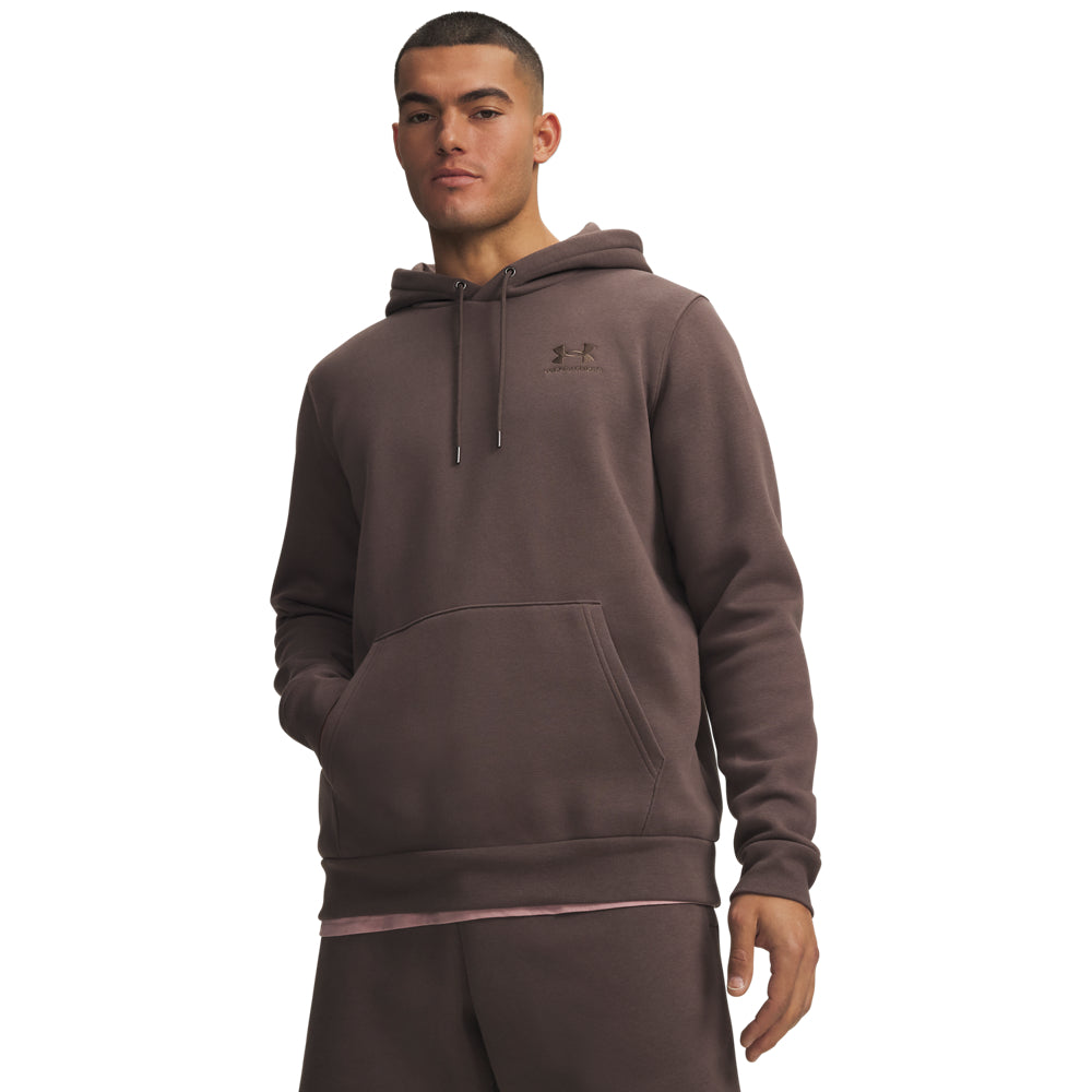 Under Armour Icon Fleece Hoodie Erkek Sweatshirt - Kahve