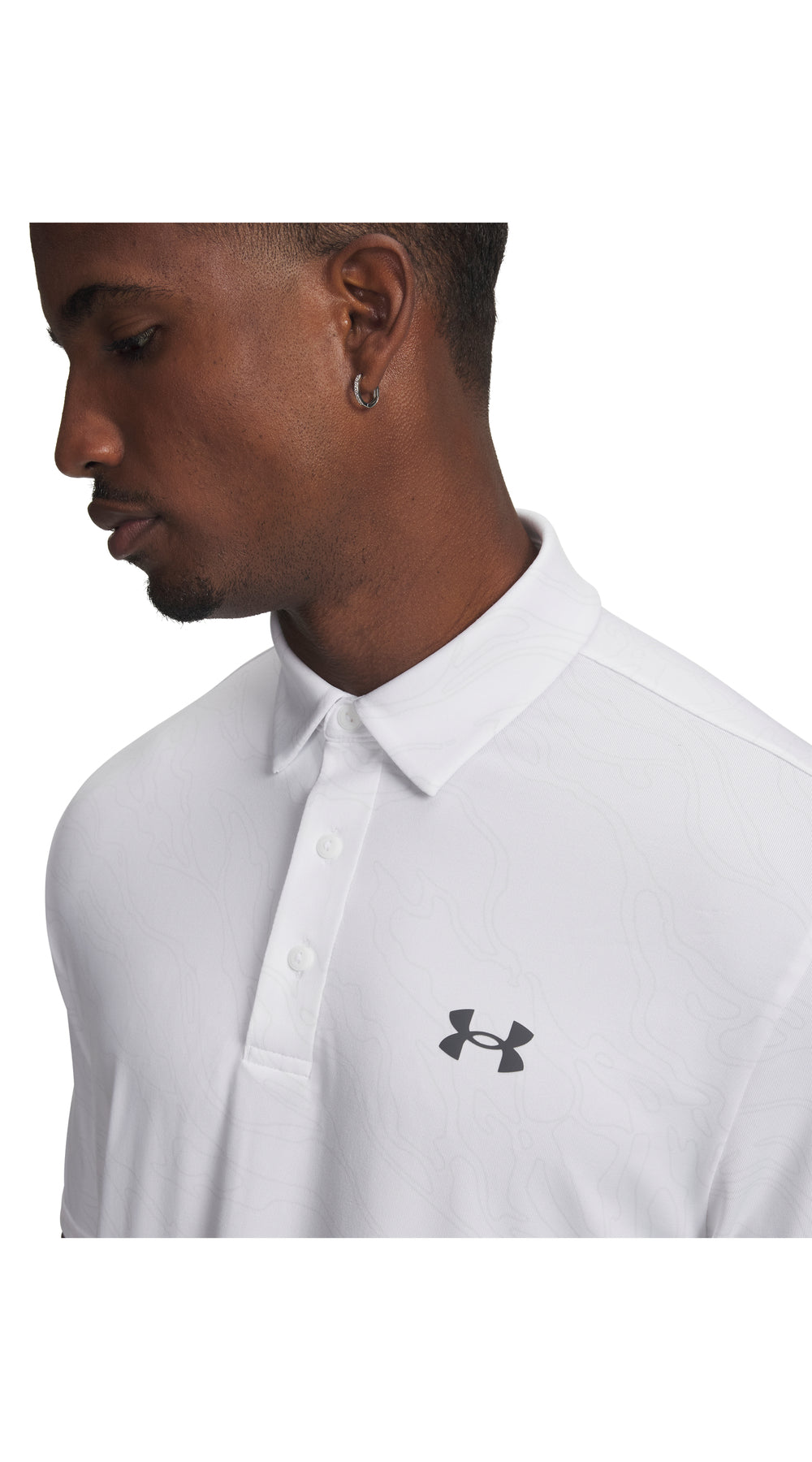 Under Armour Playoff 3.0 Printed Erkek Tişört - Beyaz