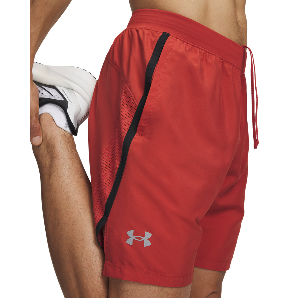 Under Armour Launch 7 Inch Erkek Şort - Kırmızı