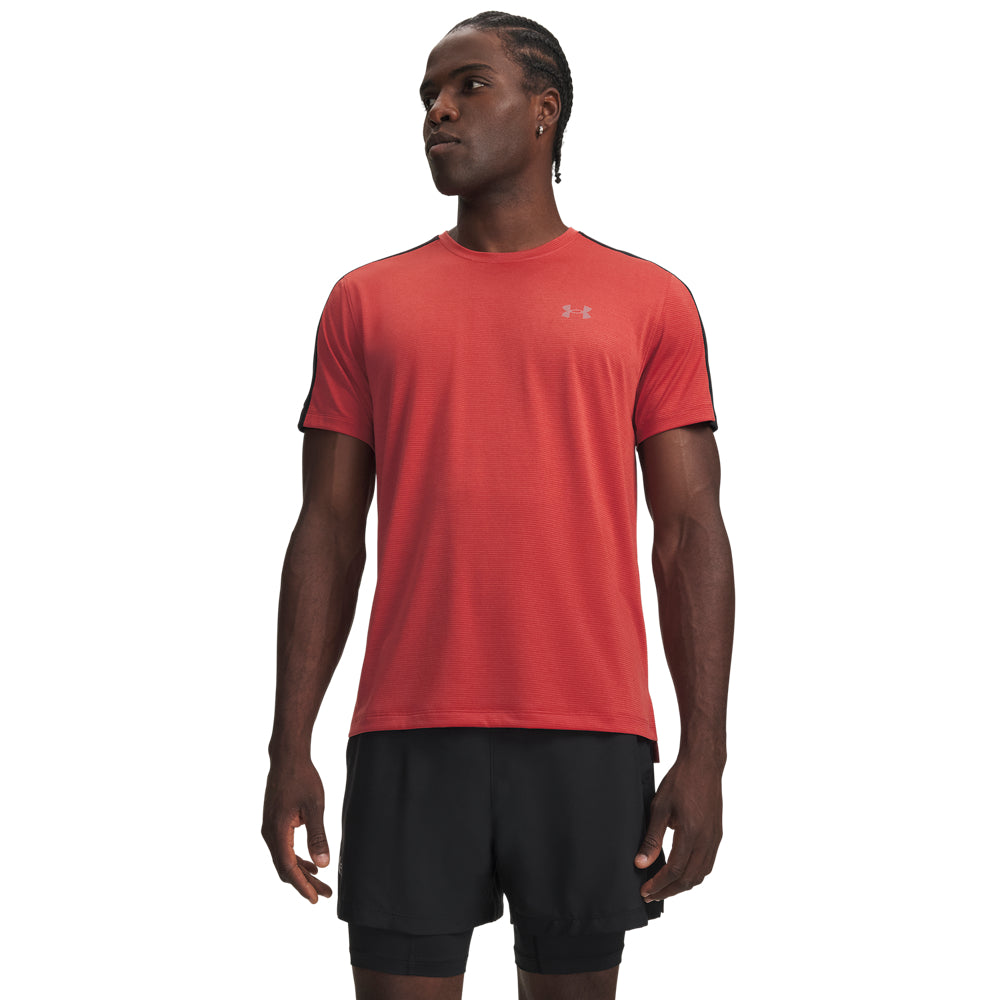 Under Armour Velociti Reflective Erkek Tişört - Kırmızı