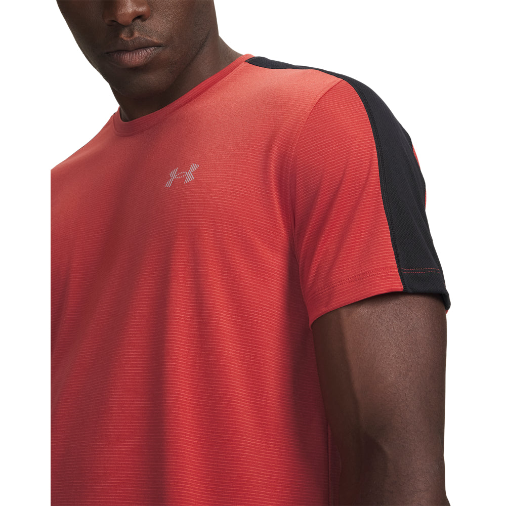 Under Armour Velociti Reflective Erkek Tişört - Kırmızı