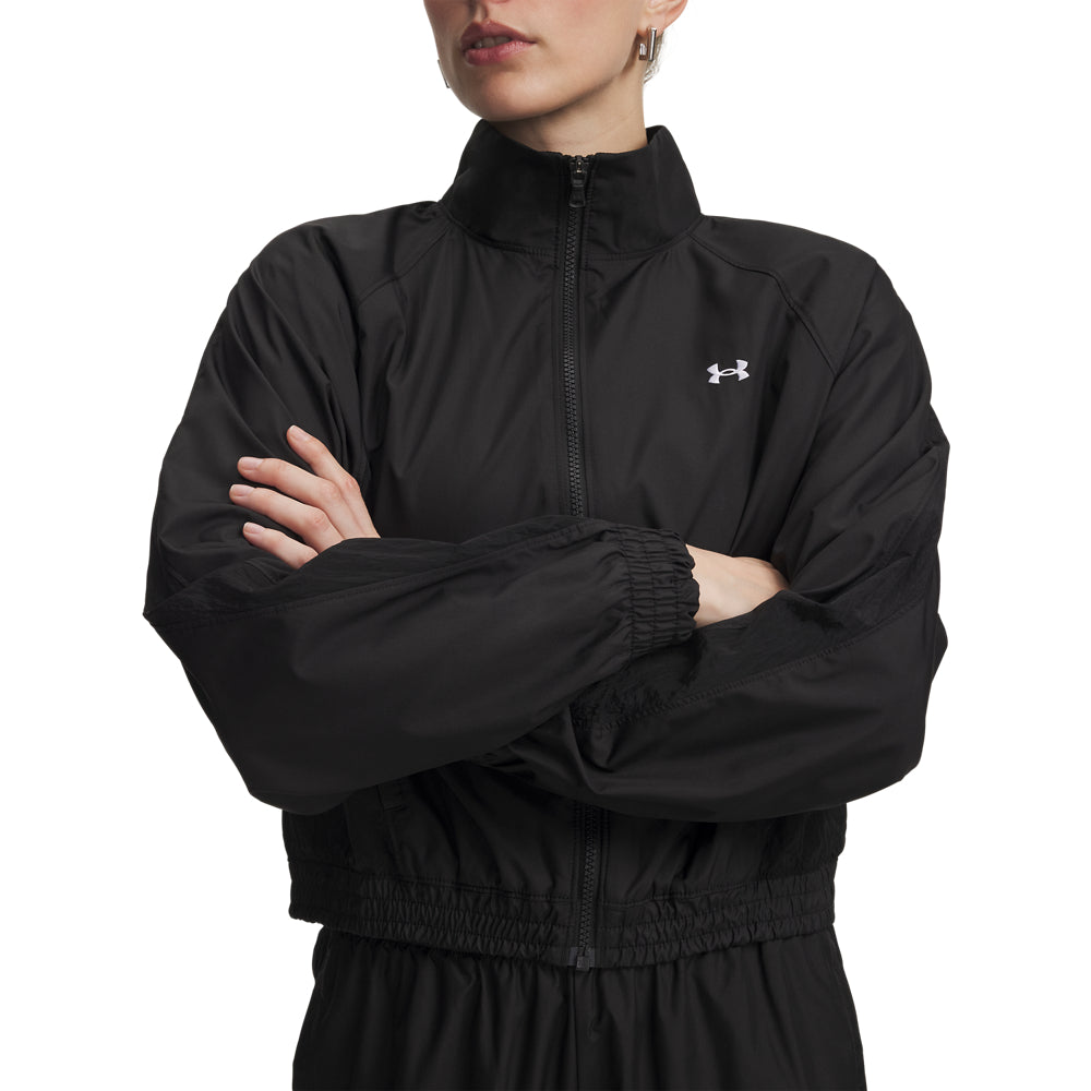 Under Armour Icon Woven Kadın Eşofman Üst - Siyah