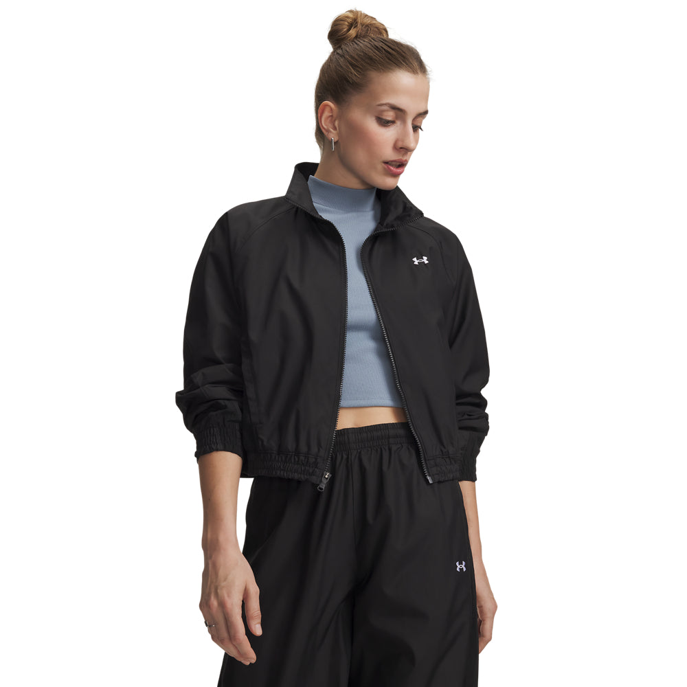 Under Armour Icon Woven Kadın Eşofman Üst - Siyah