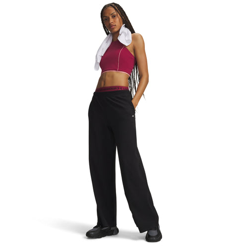 Under Armour Motion Wide Leg Kadın Eşofman Alt - Siyah