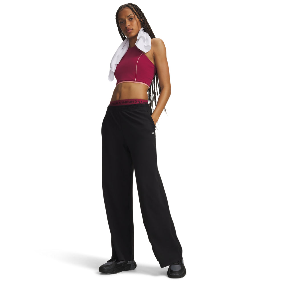 Under Armour Motion Wide Leg Kadın Eşofman Alt - Siyah