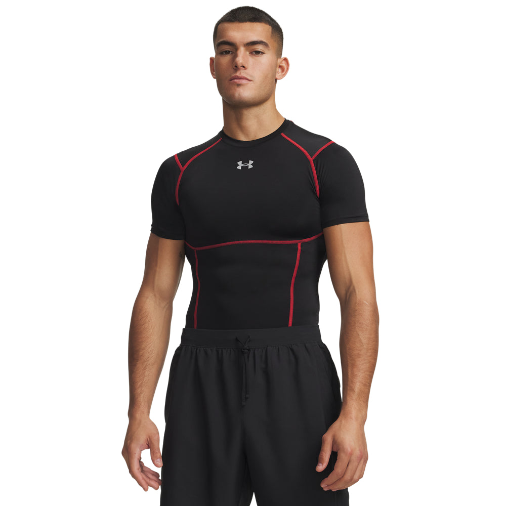 Under Armour Heat Gear Elite Compression Erkek Tişört - Siyah