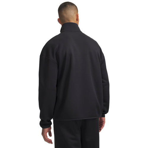 Under Armour Armour Fleece 1/4 Zip Erkek Sweatshirt - Siyah