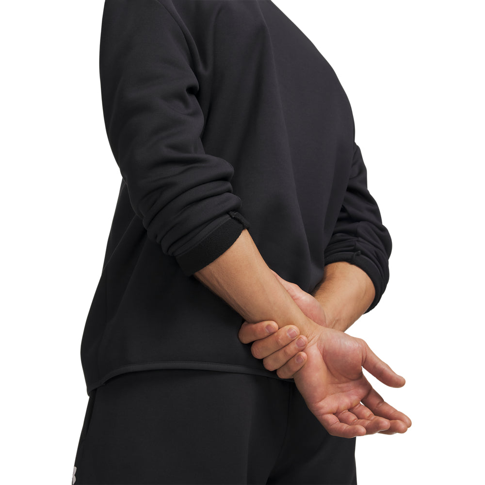 Under Armour Armour Fleece 1/4 Zip Erkek Sweatshirt - Siyah
