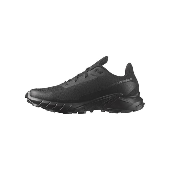 Salomon Alphacross 5 W Kadın Black/Black/Ebony Koşu - Yürüyüş Ayakkabısı