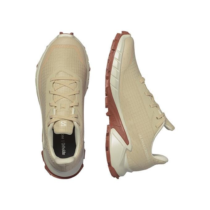 Salomon Alphacross 5 W Kadın Wheat/Vanilla Ice/Aragon Koşu - Yürüyüş Ayakkabısı