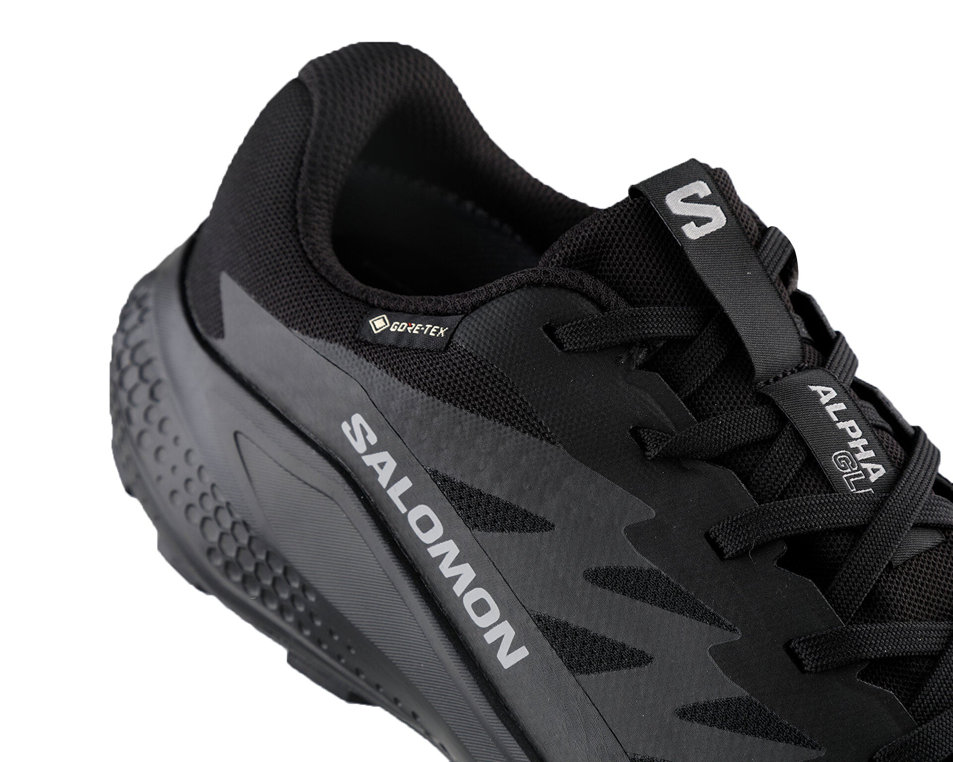 Salomon Alphaglide Gore-Tex Erkek Koşu Ayakkabısı - Siyah-Siyah