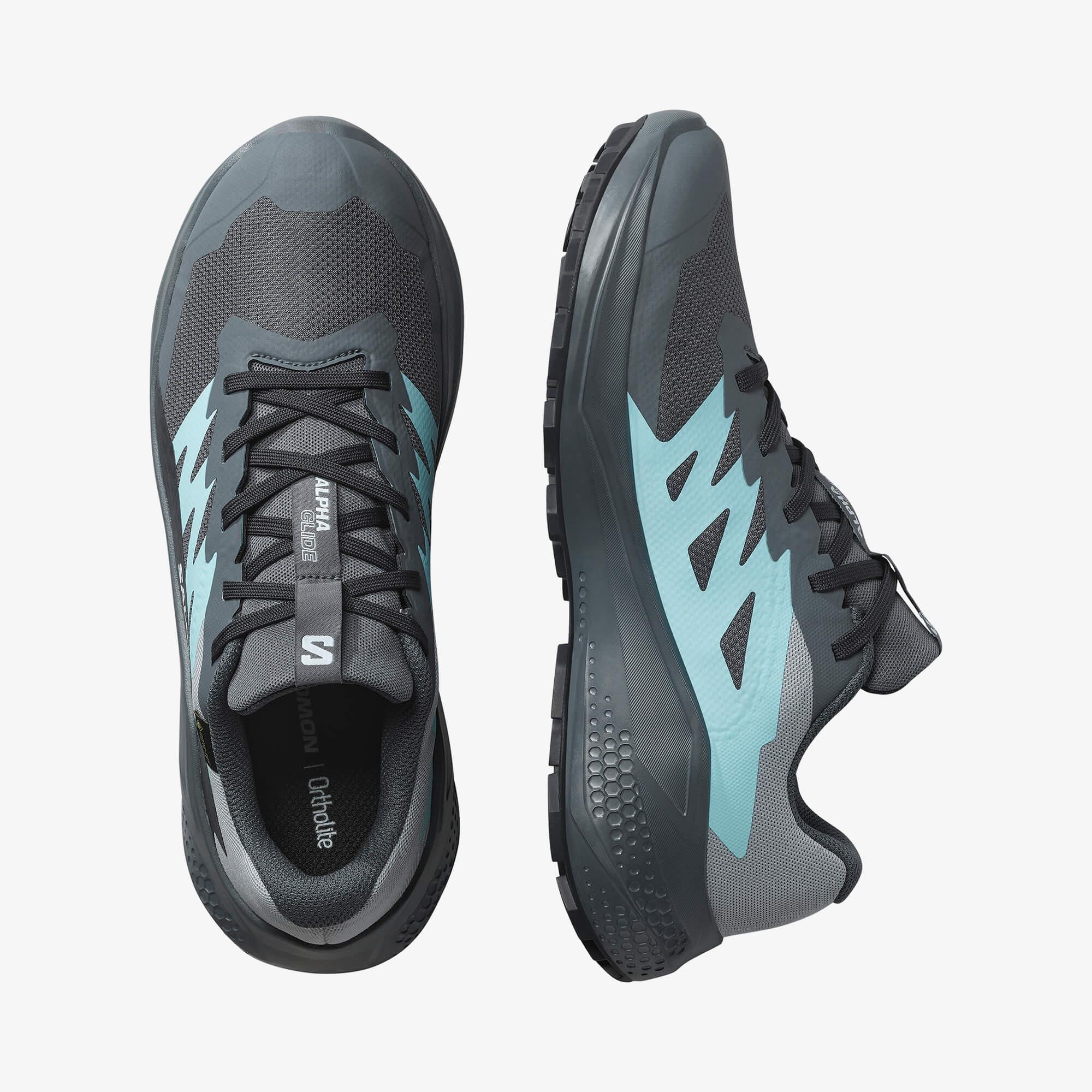 Salomon Alphaglide Gore-Tex Kadın Koşu Ayakkabısı - Gri-Mavi