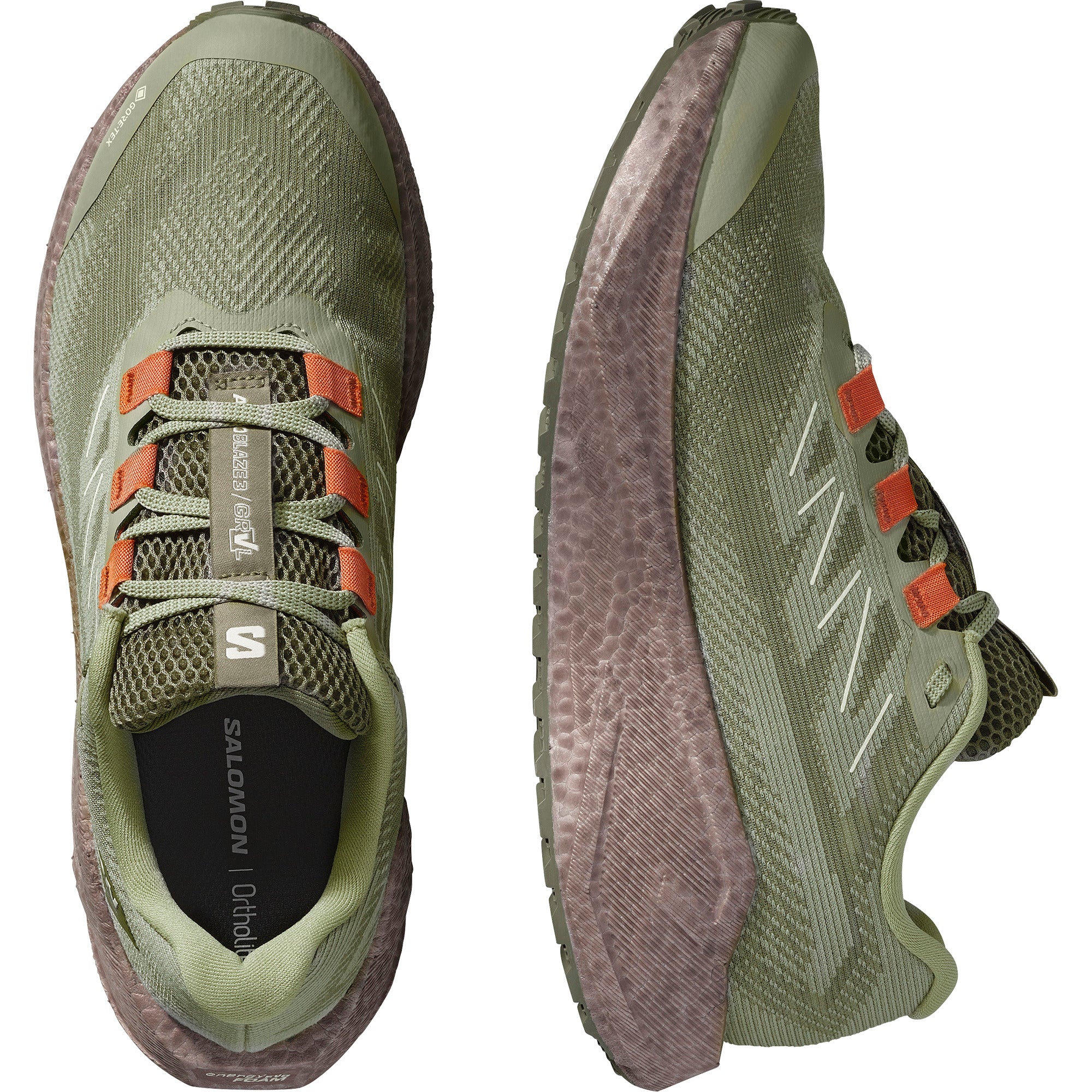 Salomon Aero Blaze 3 Gore-Tex Erkek Koşu Ayakkabısı - Yeşil