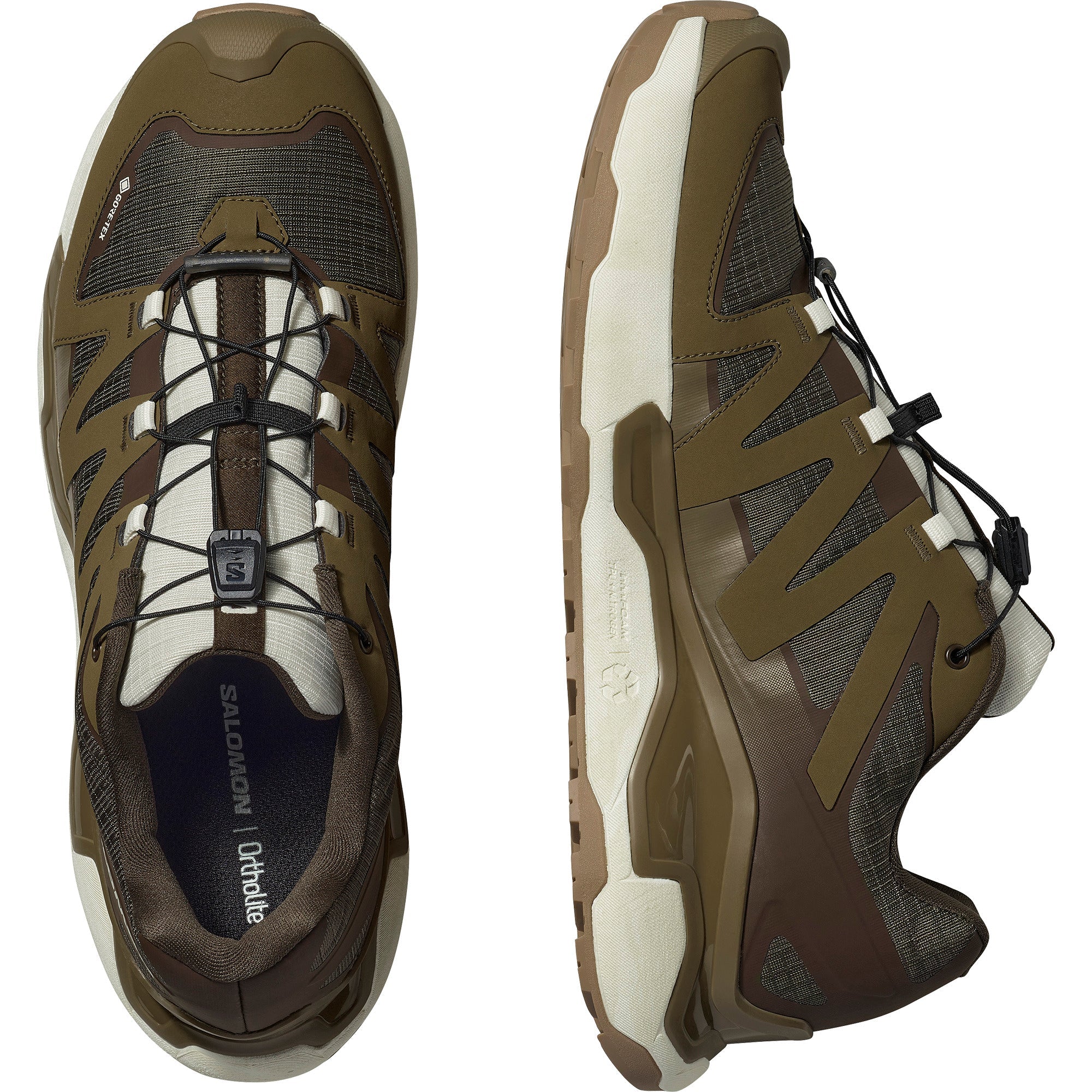 Salomon XC Roam Gore-Tex Erkek Sneaker - Yeşil-Kahve