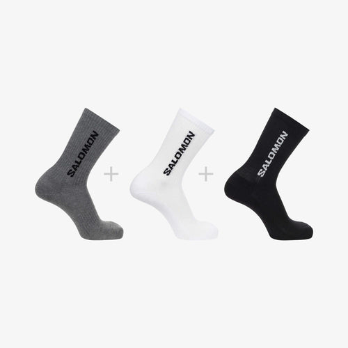Salomon Everyday Crew 3-Pack Unisex Uzun Çorap - Çok Renkli-Çok Renkli