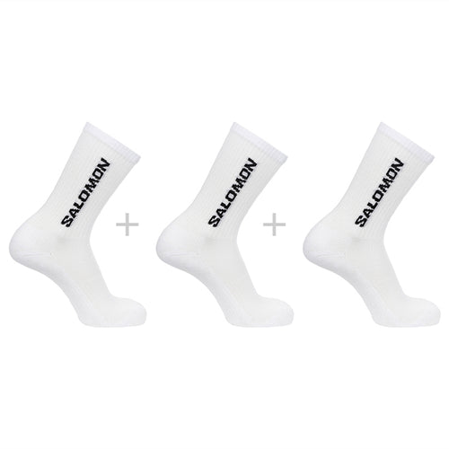 Salomon Everyday Crew 3-Pack Unisex Çorap - Beyaz