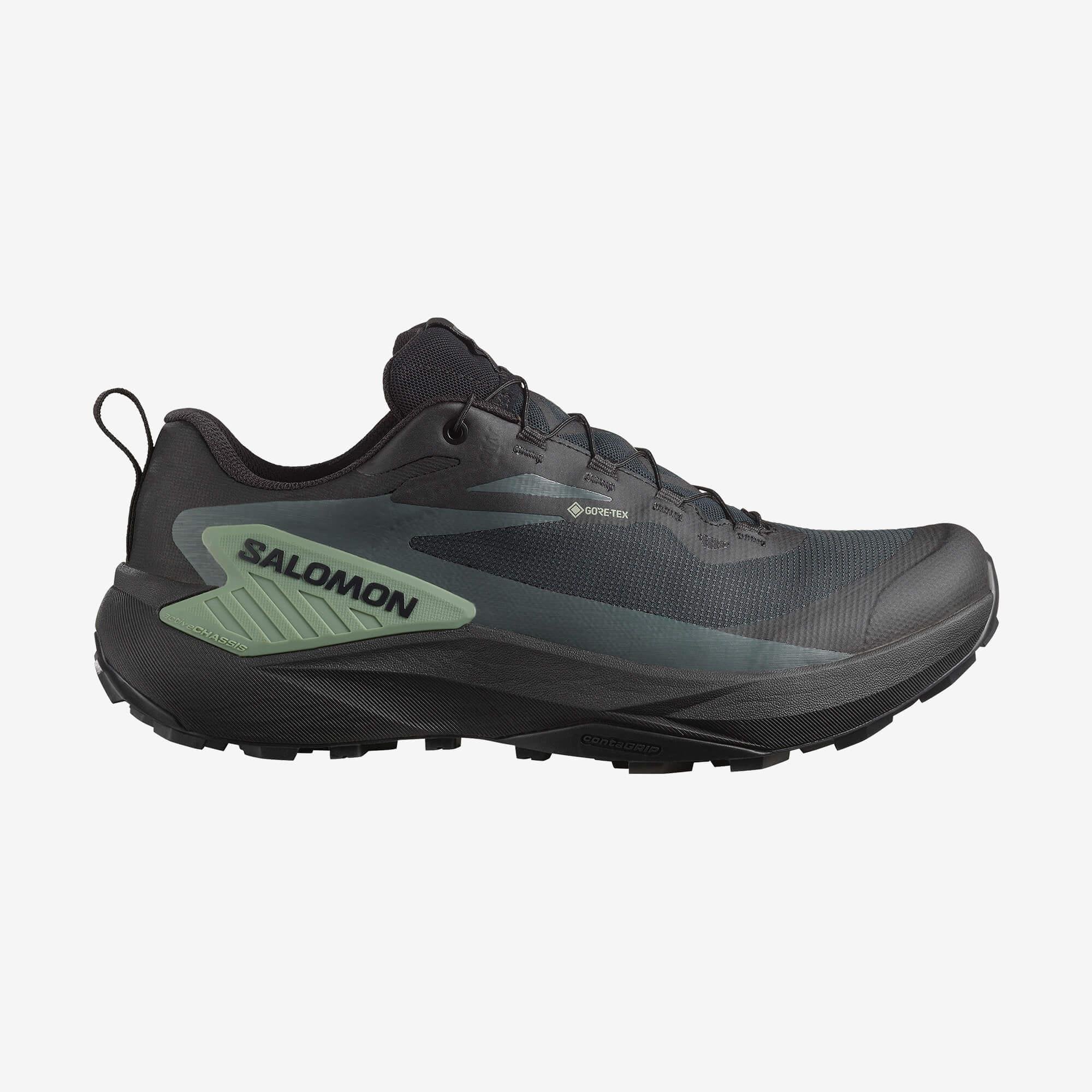 Salomon Genesis Gore-Tex Erkek Koşu Ayakkabısı - Siyah