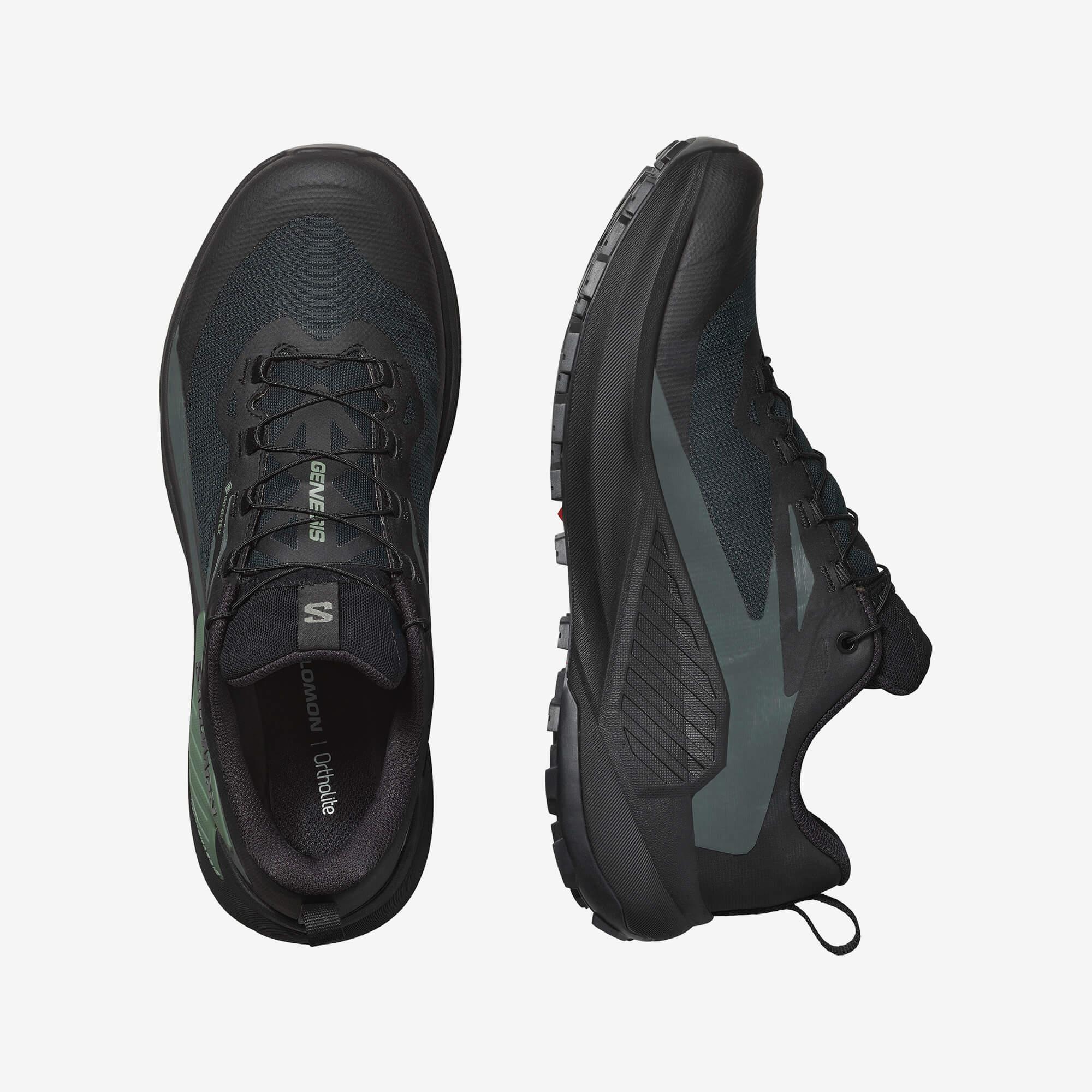 Salomon Genesis Gore-Tex Erkek Koşu Ayakkabısı - Siyah