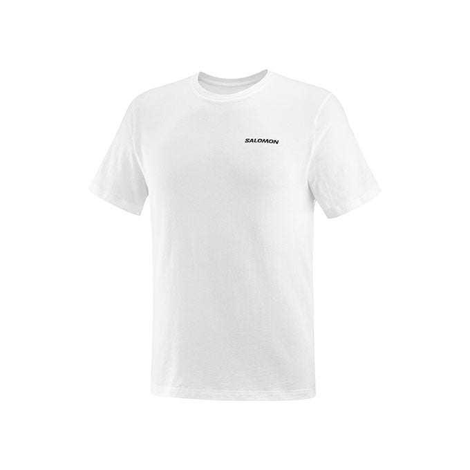 Salomon Graphıc Perf Ss M Erkek Whıte// T-Shirt