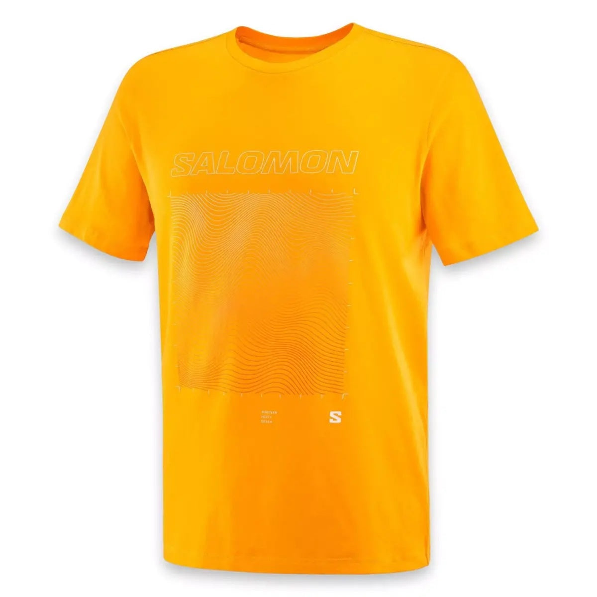 Salomon Graphic Erkek T-Shirt - Turuncu